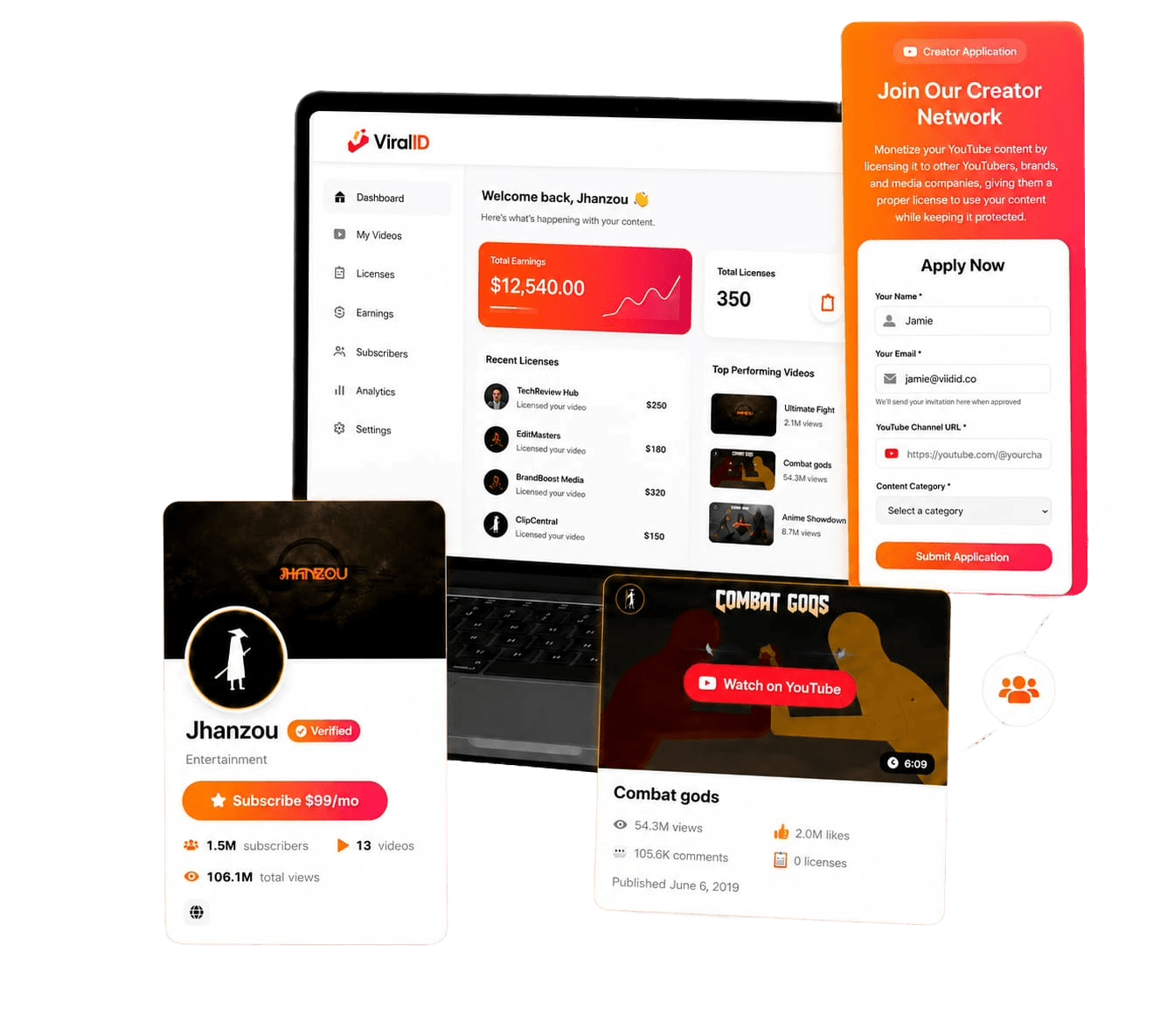 ViralID Platform Interface